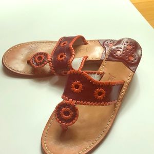 Jack Rogers Virginia Tech  flip flops